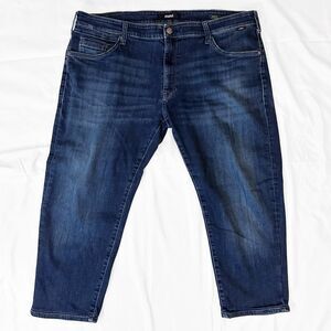 Mavi Marcus Jeans Mens Actual Size 42x25 Denim Blue Dark Wash Straight
